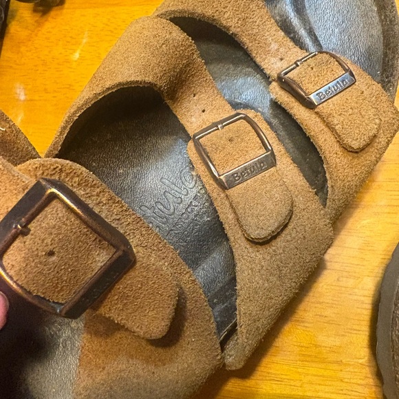 - Birkenstock Beulah Brown leather sandals women size 9 men 7 - Picture 10 of 12